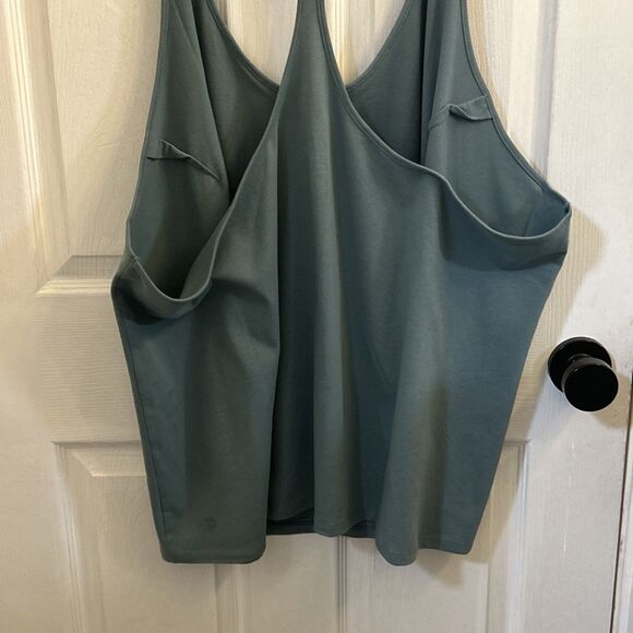 NWT All In Motion Women’s Plus 3X Green Racerback Tank Top Sleeveless Active - Picture 11 of 16